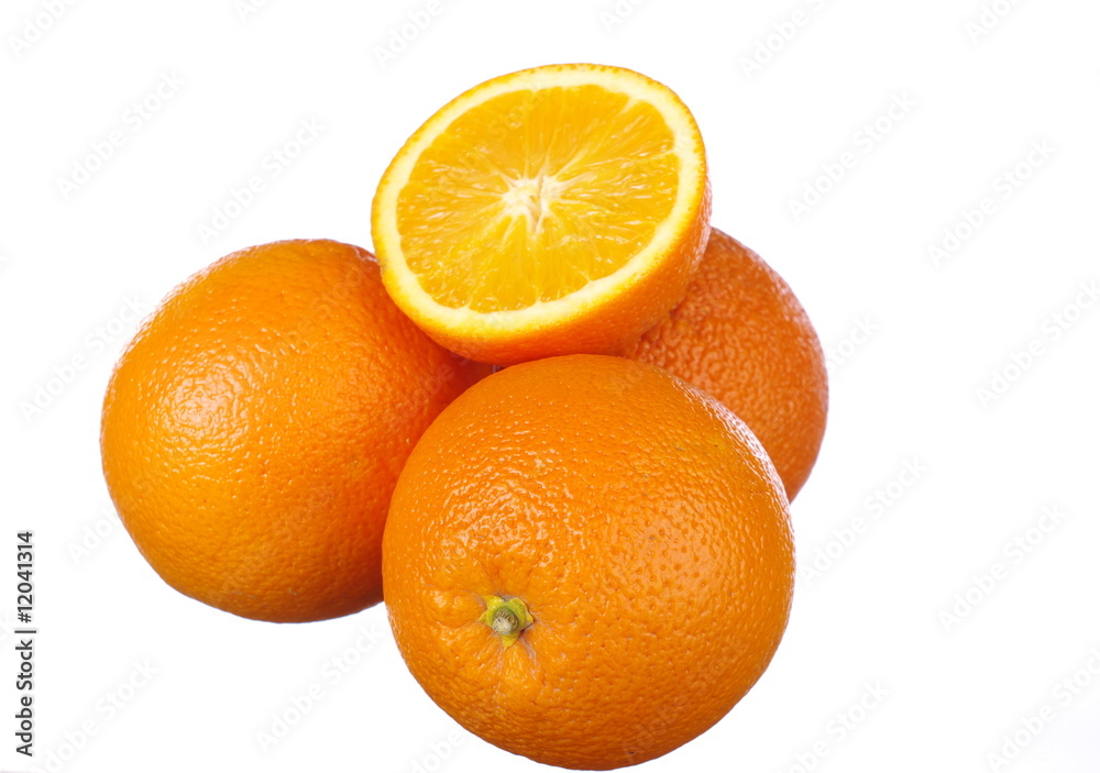 Delicious Orange on white background Delicious Orange on white background