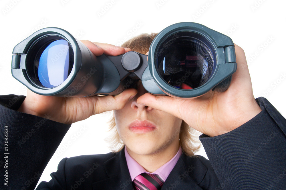 The man with the field-glass looking in before The man with the field-glass looking in before