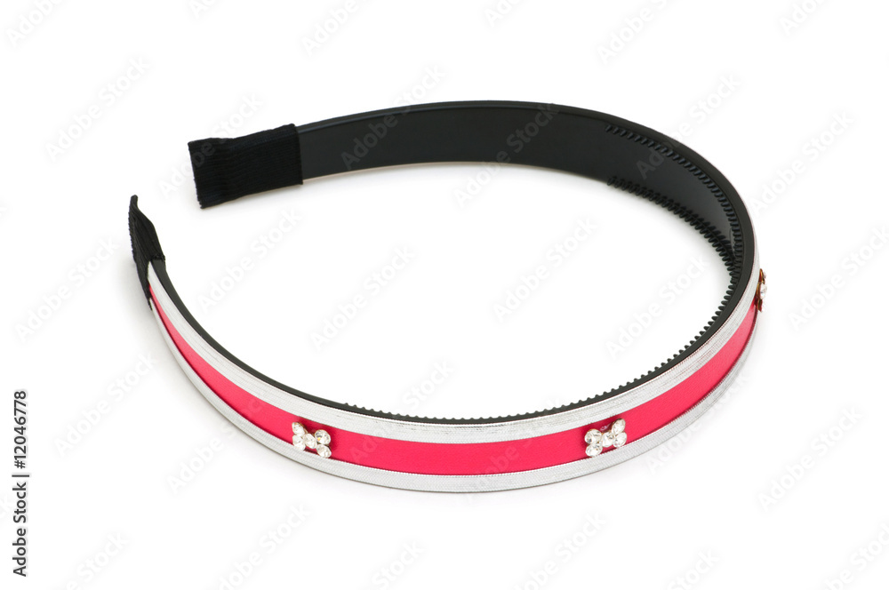 Hair band isolated on the white background Hair band isolated on the white background
