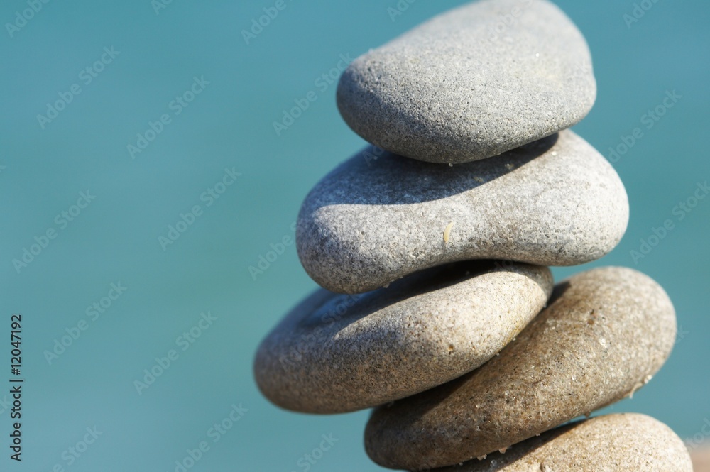 Stones combined in a pyramid, zen Stones combined in a pyramid, zen