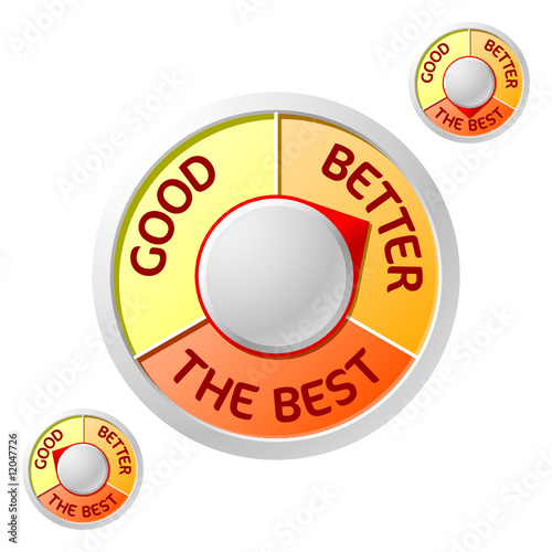 Good> Better> The Best emblem