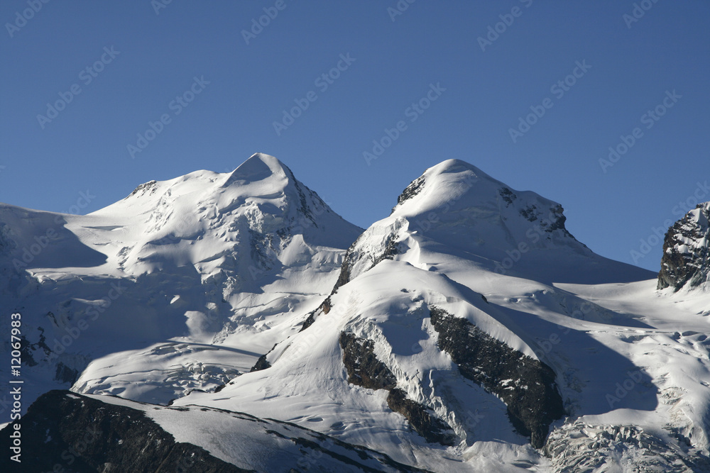 Alpine peaks - Castor and Pollux