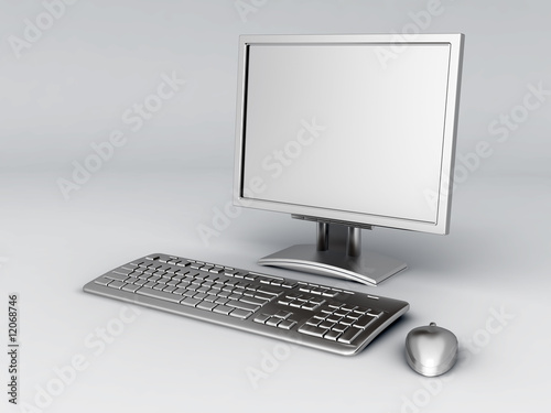 personal computer stylized ...