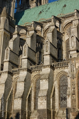 Obraz na płótnie arcs boutants cathédrale de Chartres
