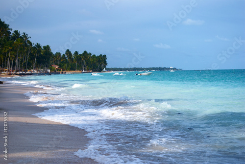 Tropical beach in Brazil