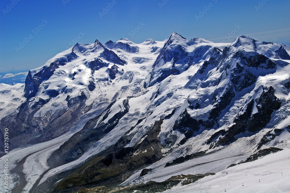 Flug rund um die Monte Rosa Flug rund um die Monte Rosa
