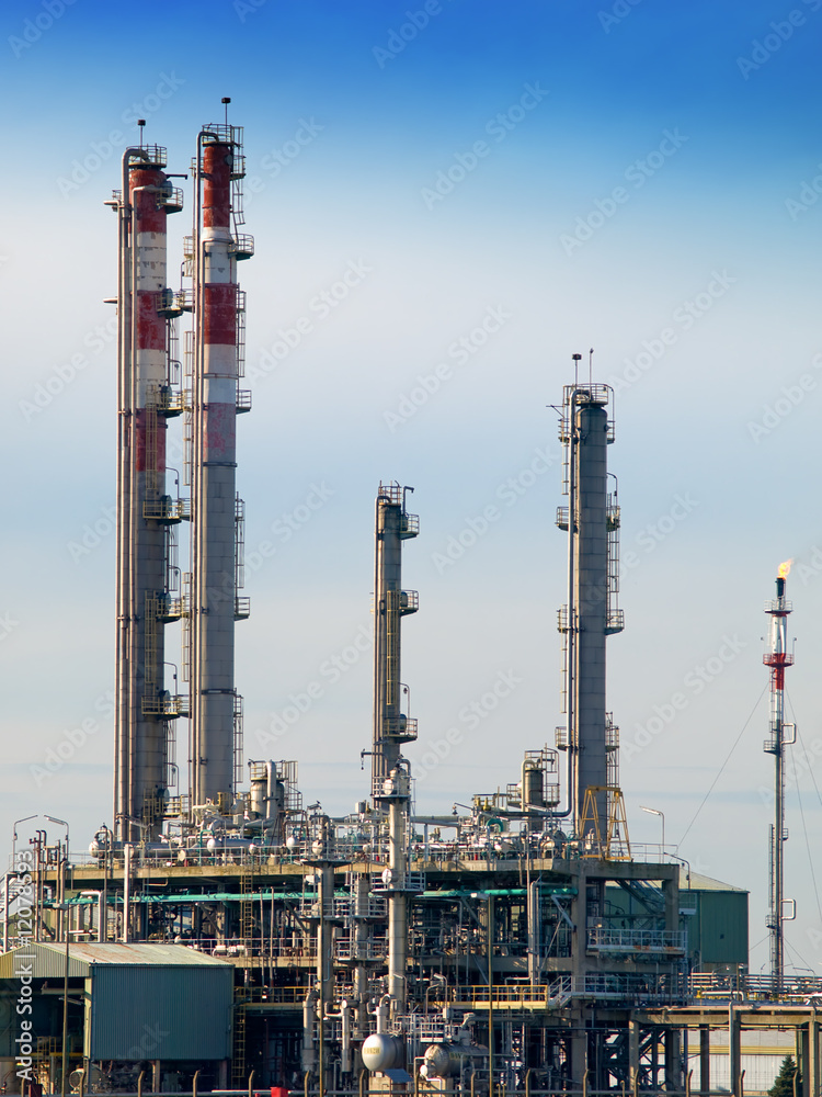 Fototapeta premium Part of refinery tower