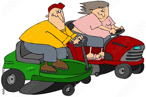 Lawnmower Race