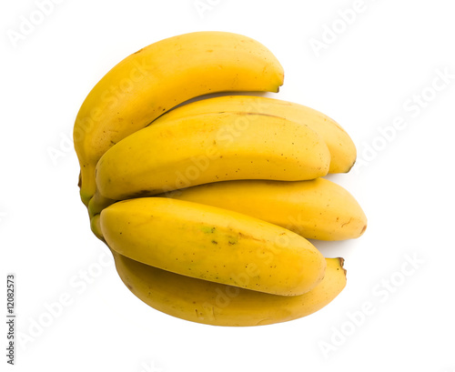 Bananas on White