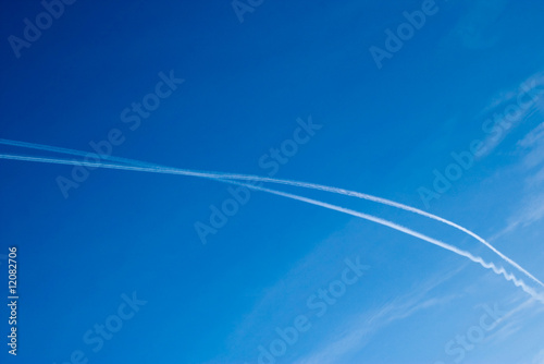 airplane's tracks