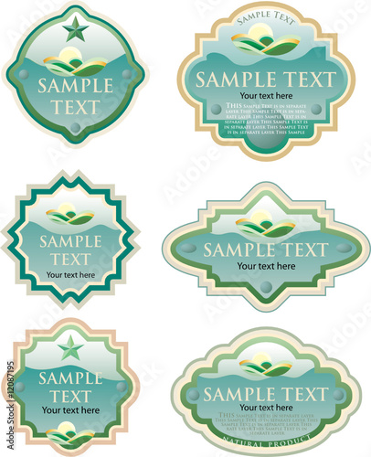 turquoise eco labels