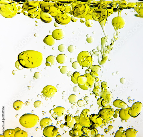 Olive Oil Poured into Water #12089964