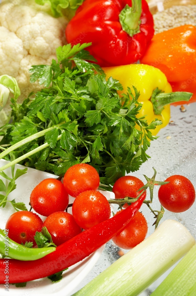 Fresh Vegetables, Fruits and other foodstuffs. Fresh Vegetables, Fruits and other foodstuffs.