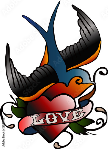 Tattoo swallow 03
