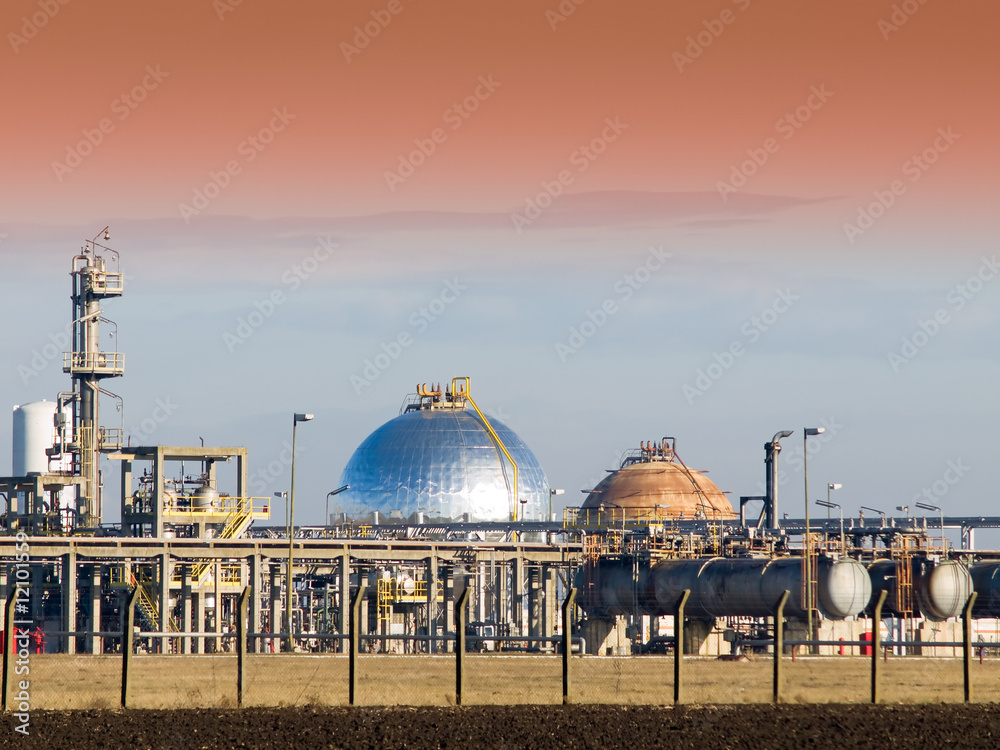 Obraz premium Part of refinery