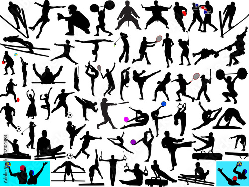 diferent sport collection - vector
