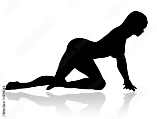 A sexy silhouette photo