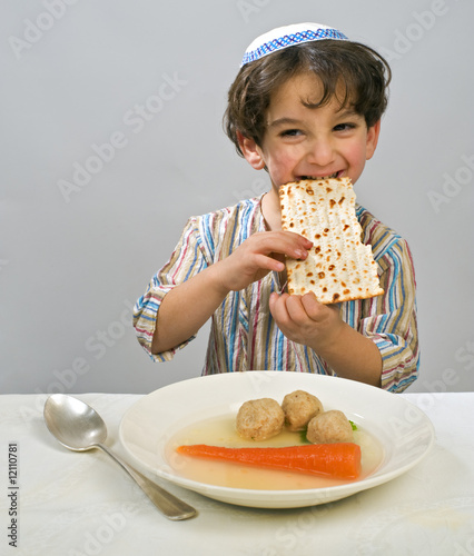 boy matzo ball soup