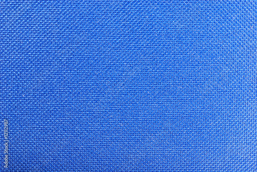 Blue nylon texture in close-up