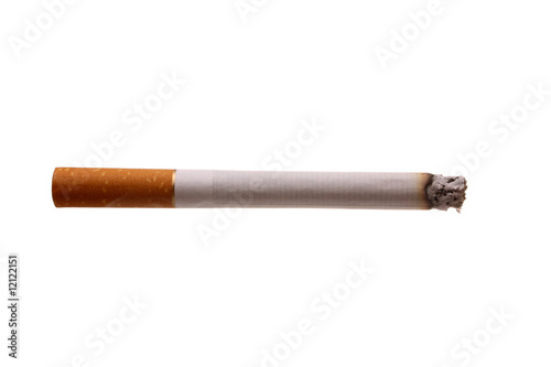 burn cigarette