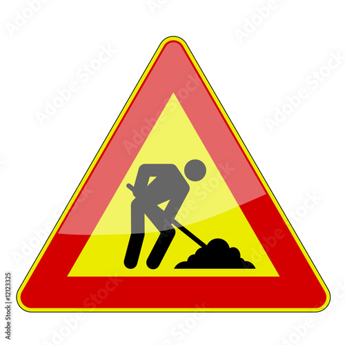 Roadworks Sign
