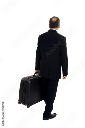 older man with the suitcase