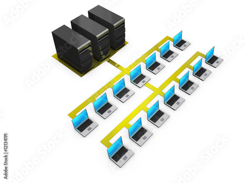 notebooks connected to servers