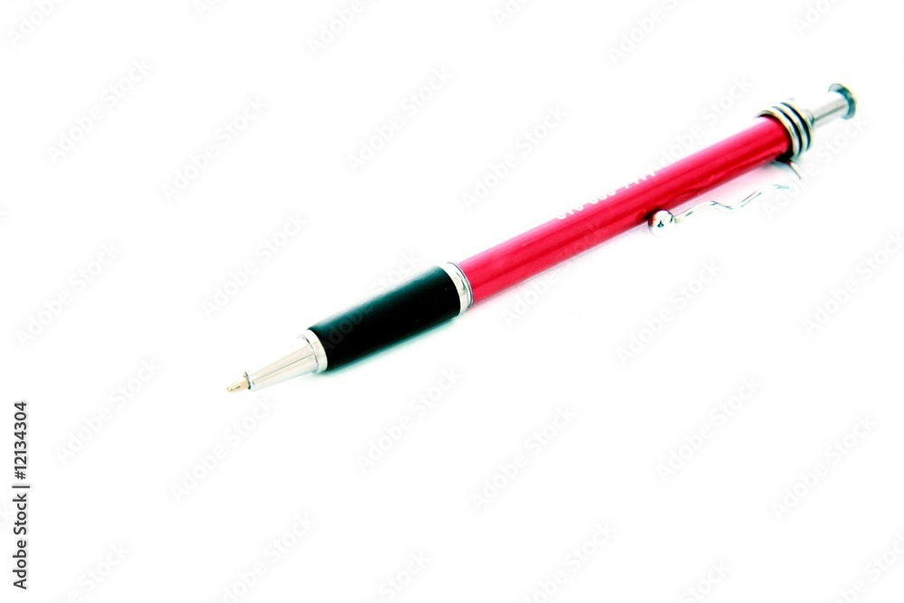 red and black pen on white red and black pen on white