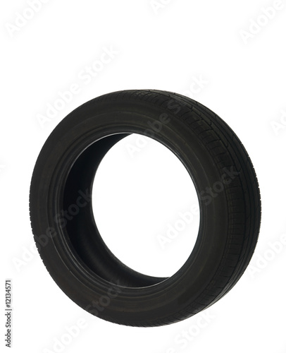 black car tyre photo