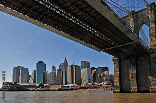 New York Brooklyn Bridge and Manhattan #12135343