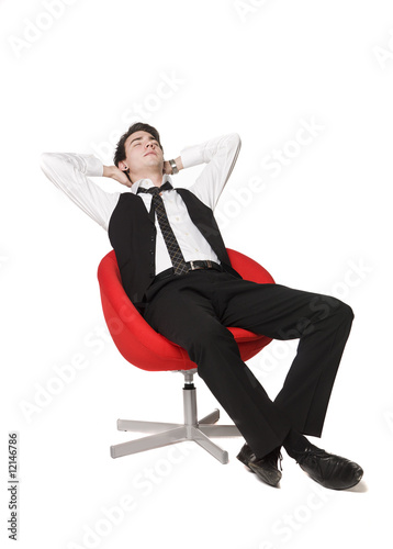 Man relaxing photo