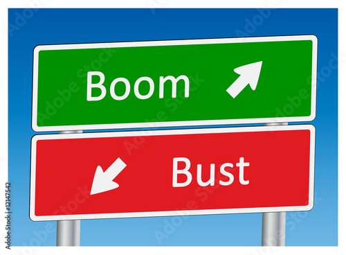 "Boom" & "Bust" signposts