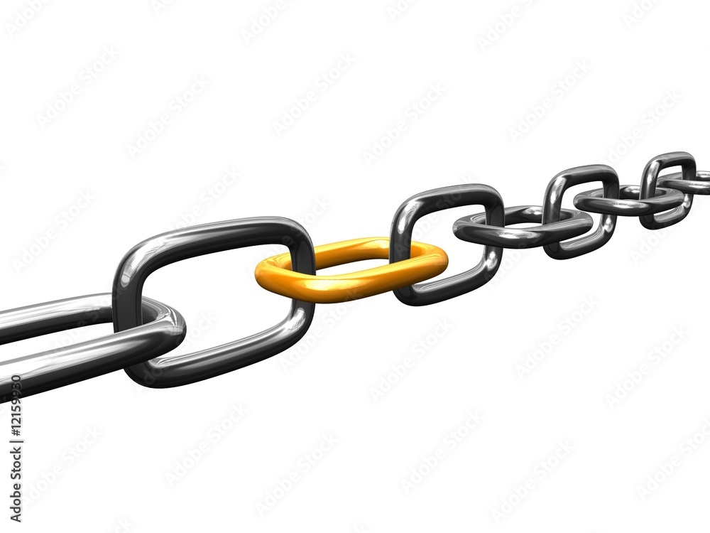 link in a chain link in a chain