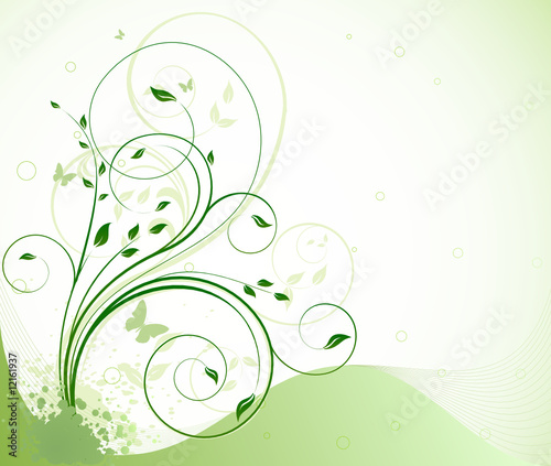 Floral background  vector