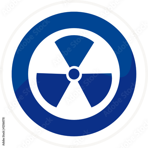 Web button - radioactive