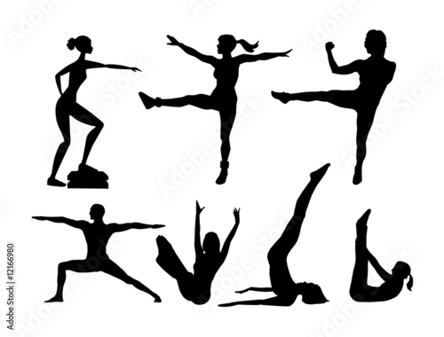 exercise silhouette