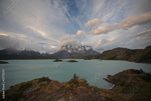 Sunset in Torresdel Paine