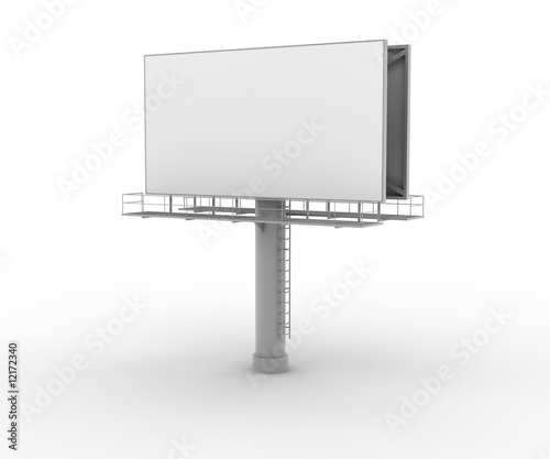 Blank billboard