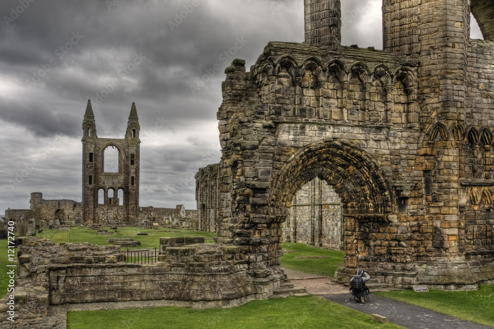 St Andrews cathedral ruins