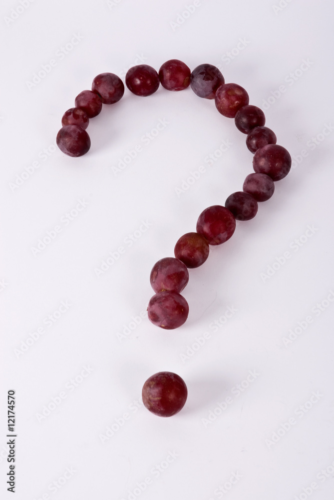 winogronowy znak zapytania, grape question mark winogronowy znak zapytania, grape question mark
