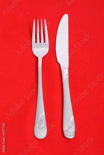 nóż i widelec, knife and fork