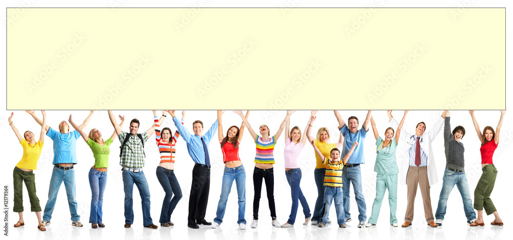 Obraz premium Happy people