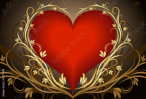 Heart background.