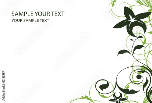Floral border