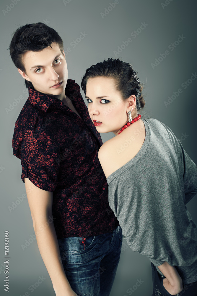 Fototapeta premium casual couple