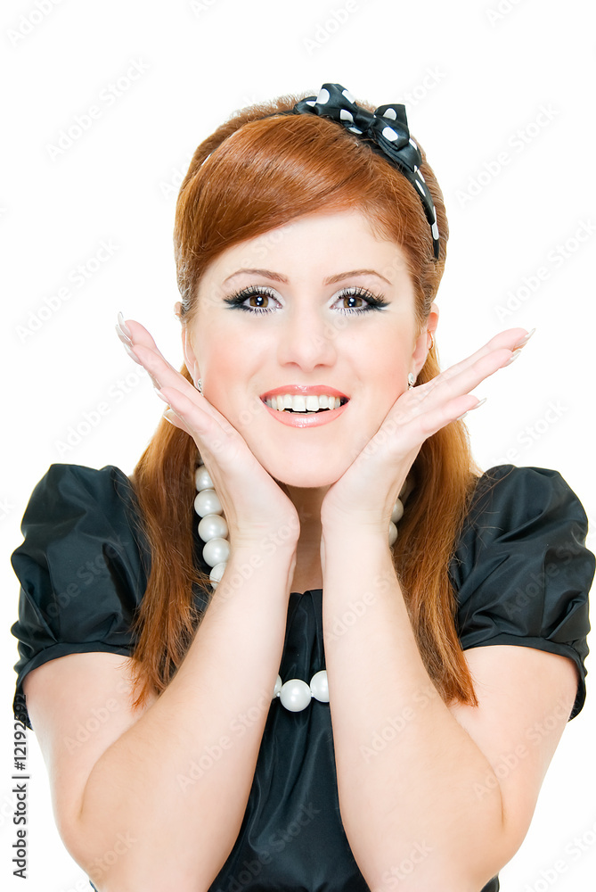 Fototapeta premium smile of redheaded