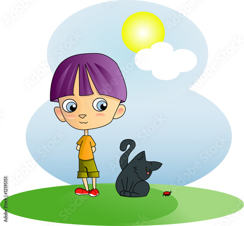 bambino curioso