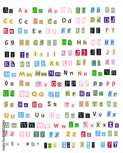 Letters from newspaper
