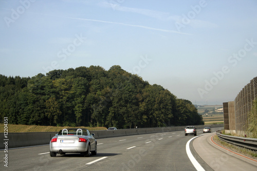 Car on the road