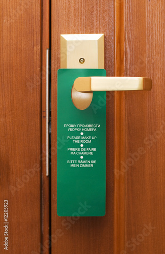 doorknob on the handle